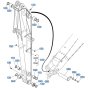 Arm Assembly for Kubota KX080-4s Mini Excavator