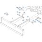 Blade Assembly for Kubota KX080-4s Mini Excavator