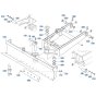 Blade (Angle) Assembly for Kubota KX080-4s Mini Excavator