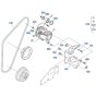 Compressor Assembly for Kubota KX080-4s Mini Excavator