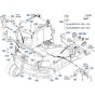 Decals -2 for Kubota KX080-5 Mini Excavator