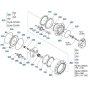 Drive Motor Assembly -1 for Kubota KX080-5 Mini Excavator