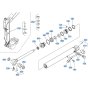 Bucket Cylinder Assembly for Kubota KX121-3 Mini Excavator