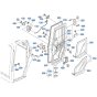 Door Assembly for Kubota KX161-3s Mini Excavator
