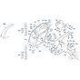 Bonnet Assembly -1 for Kubota KX161-3s Mini Excavator