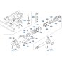 Blade Cylinder Assembly for Kubota KX161-3s Mini Excavator