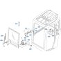 Wiper Assembly for Kubota KX91-3s Mini Excavator