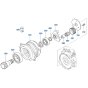 Swivel Motor Assembly -1 for Kubota KX91-3s Mini Excavator