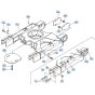 Track Frame Assembly for Kubota KX91-3s Mini Excavator
