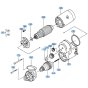 Starter Assembly for Kubota R310 Loader