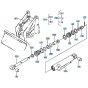 Tilt Cylinder Assembly for Kubota R310 Loader