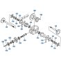 Rear Axle Assembly for Kubota R310 Loader