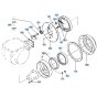 Parking Brake Assembly for Kubota R400 Loader