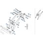 Shovel Frame Assembly for Kubota R400 Loader