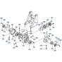 Differential Case (Front) Assembly for Kubota R400 Loader