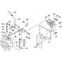 Control Lever Assembly for Kubota R400 Loader