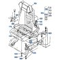 Seat Assembly for Kubota R400 Loader