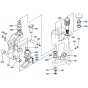 Swing Bracket Assembly for Kubota R400 Loader