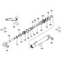 Boom Cylinder Assembly for Kubota R400 Loader