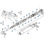 Arm Cylinder Assembly for Kubota R400 Loader