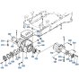 Differential Case (Rear) Assembly for Kubota R400 Loader
