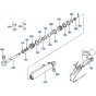 Steering Cylinder Assembly for Kubota R400 Loader