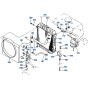Radiator Assembly for Kubota R410 Loader