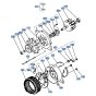 Dynamo Assembly for Kubota R410 Loader