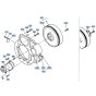 Flywheel Assembly for Kubota R410 Loader