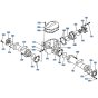 Axle Case (Front) Assembly for Kubota R410 Loader