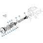 Fuel Camshaft Assembly for Kubota R410 Loader