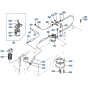 Fuel Tank Assembly for Kubota R410 Loader