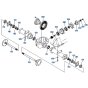 Axle (Front) Assembly for Kubota R410 Loader
