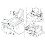 Seat Assembly for Kubota R410 Loader