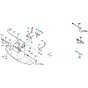 Brake Pedal Assembly for Kubota R420 Loader