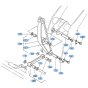 Tilt Arm Assembly for Kubota R420 Loader