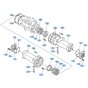 Axle Case (Front) Assembly for Kubota R420 Loader