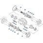 Axle (Front) Assembly for Kubota R420 Loader