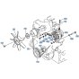 Fan Assembly for Kubota R510 Loader