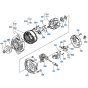 Dynamo Assembly for Kubota R510 Loader
