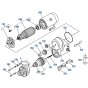 Starter Assembly for Kubota R510 Loader