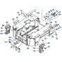 Rear Frame Assembly for Kubota R510 Loader