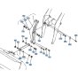 Tilt Arm Assembly for Kubota R510 Loader