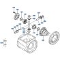 Differential Case (Front) Assembly for Kubota R510 Loader