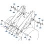 Lift Cylinder Assembly for Kubota R510 Loader