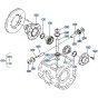 Differential Case (Rear) Assembly for Kubota R510 Loader