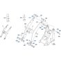 Lift Arm Assembly for Kubota R530 Loader