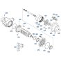 Differential Axle (Front) Assembly for Kubota R530 Loader