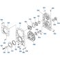 Differential (Rear) Assembly for Kubota R530 Loader