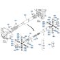 Propeller Shaft Assembly for Kubota R530 Loader